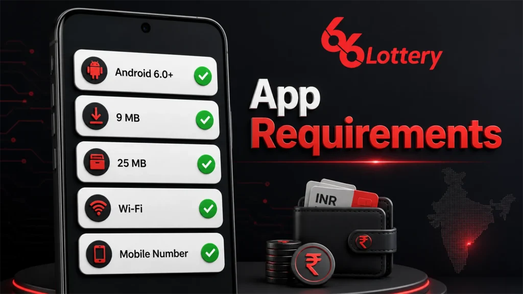 66 lottery app requirements