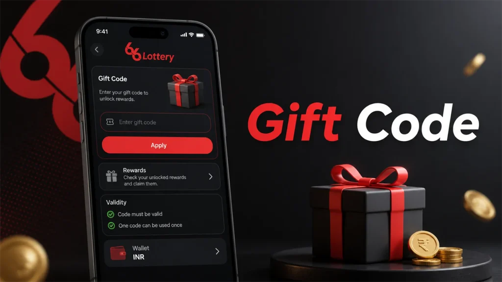 66 lottery gift code