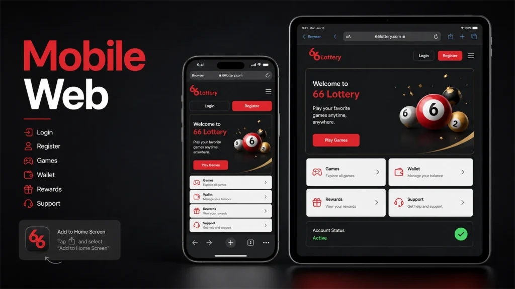 66 lottery mobile web iphone