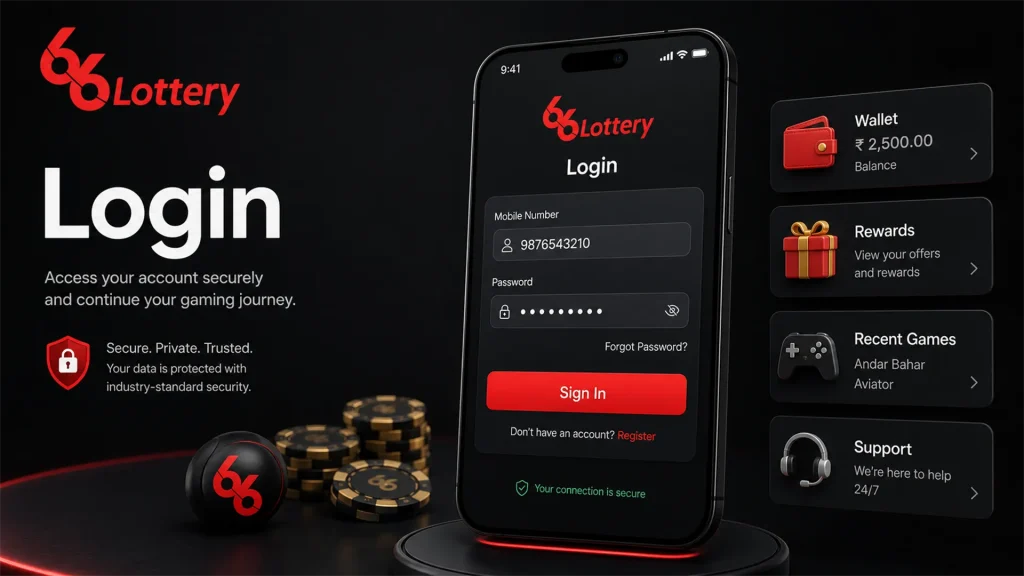 66 lottery login