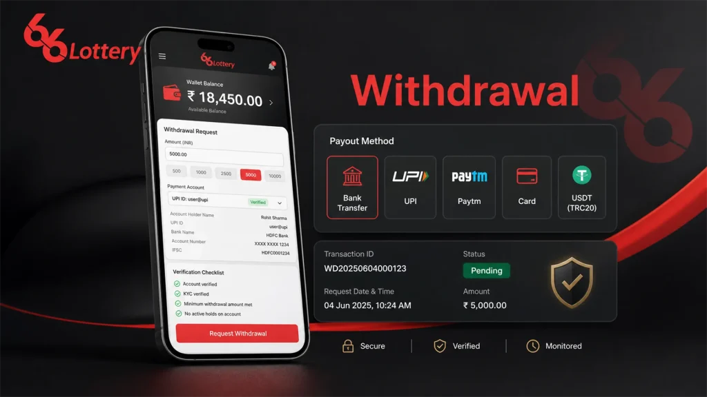 66 lottery withdrawal